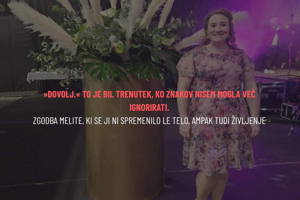 »Dovolj.« To je bil trenutek, ko znakov nisem mogla več ignorirati
