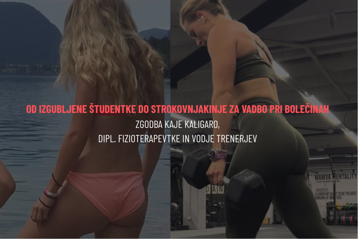 Od izgubljene študentke do strokovnjakinje za vadbo pri bolečinah – zgodba Kaje Kaligaro
