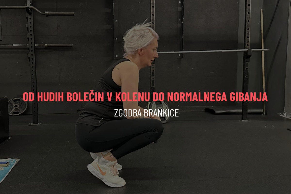 Center Gibanja: od hudih bolečin v kolenu do normalnega gibanja - zgodba Brankice
