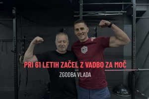 Center Gibanja: pri 61 letih začel z vadbo za moč (zgodba Vlada)